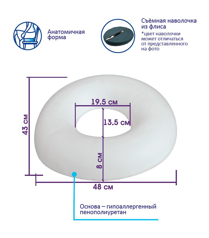 П-240 Подушка ортопедическая на сиденье