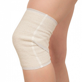 Бандаж компрессионный на коленный сустав (наколенник) НК "ЛПП ФАРМ" (комбинированный)